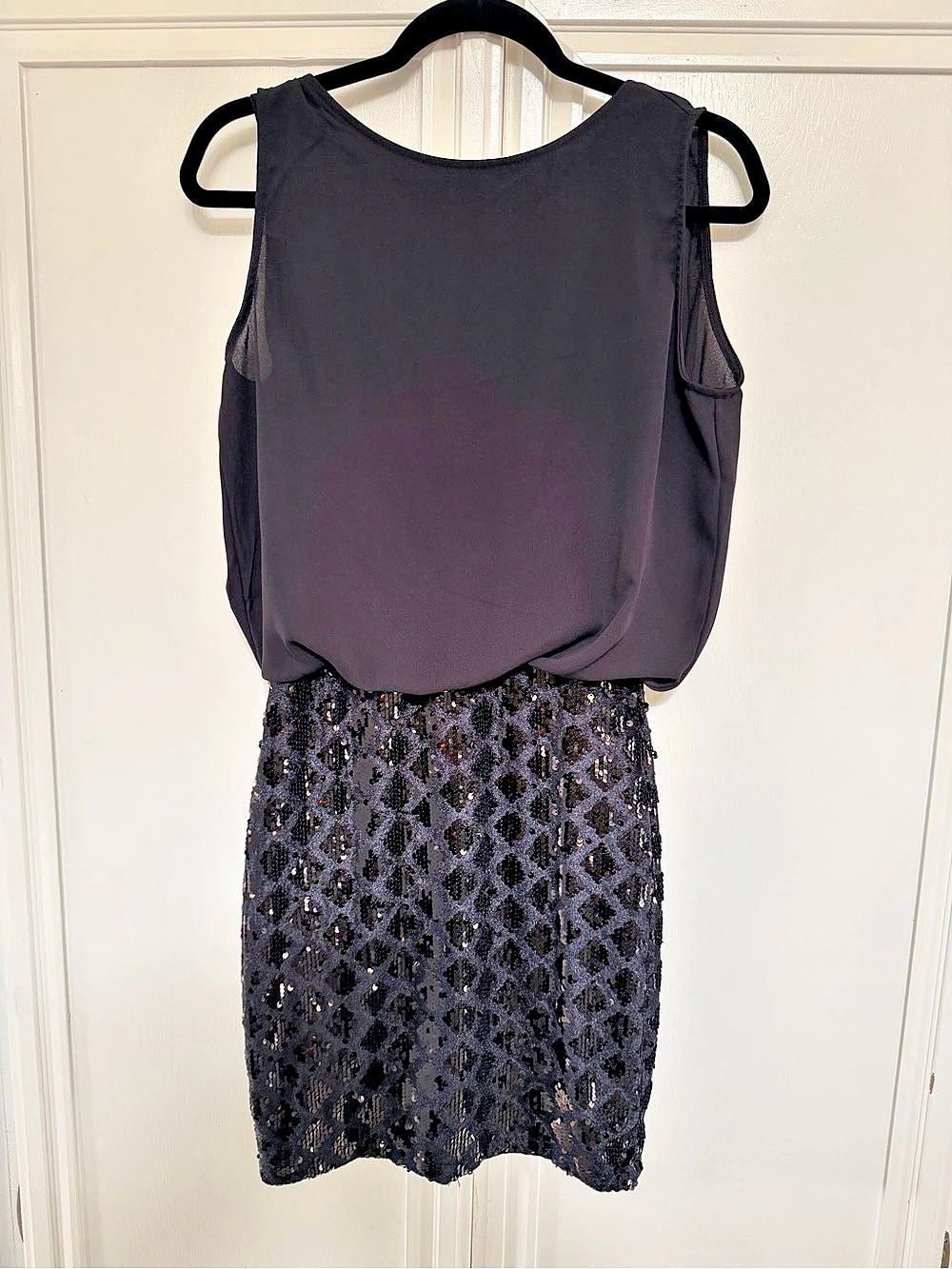 Black Sequin Mini Dress Size Small